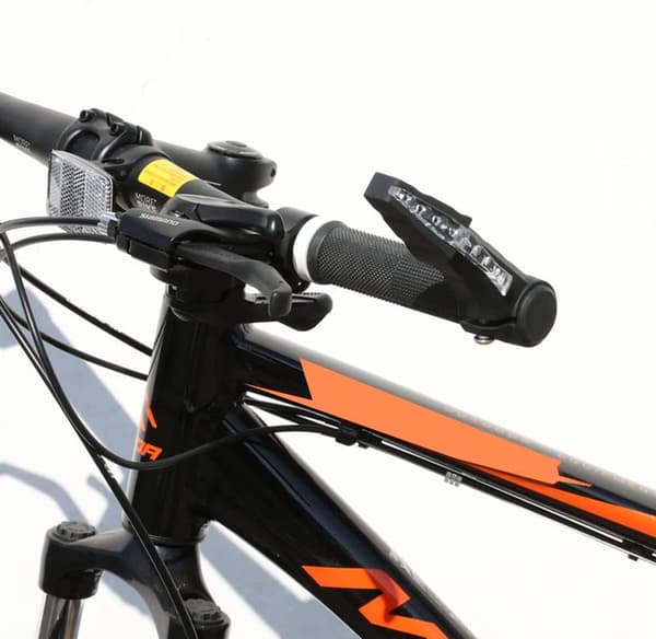 Styrlamper, 2 stk. forlygte LED cykelindikatorlamper Blinklys Positionslys til 22 mm diameter cykler Rød Red