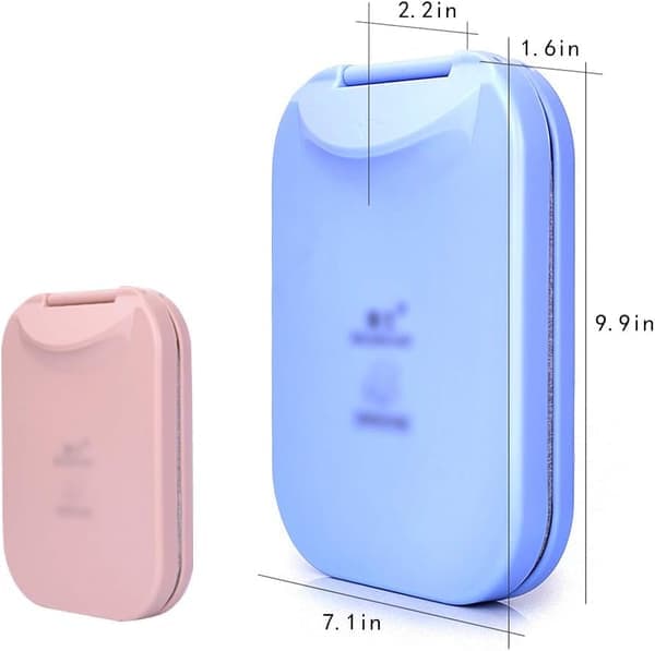 Tuva Skrivebordskudde, Sammenfoldelig Bærbar Rejsepude i Memory Foam til Børn 6-16 År, Studerende, til Ergonomisk Hovedstøtte