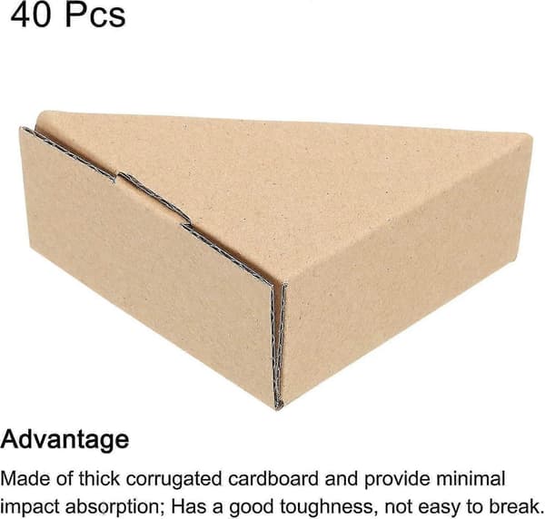 Justerbara hörnskydd i kartong (40-pack)