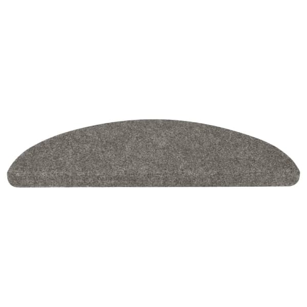 vidaXL Trappetrinmåtter selvklæbende 10 stk. grå 56x17x3 cm Grå Grå