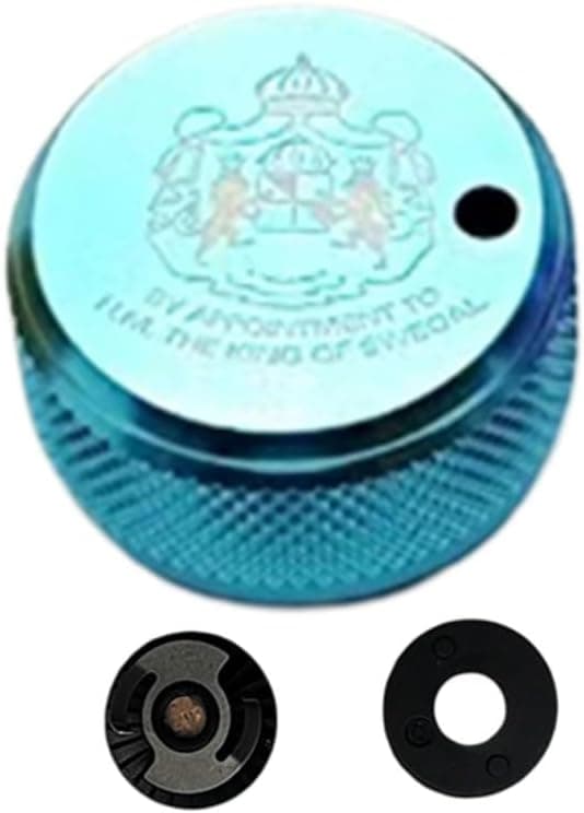 Bremseknap ABU 3 5 4 P5 Generation Baitcast Lyd Mekanisk Spole til Hjul med Internt Sæt, Aluminiumslegering Sort Sølv Black Silver