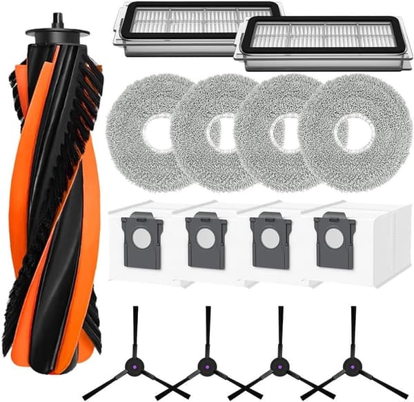 Cecotec Conga X70 tilbehørssæt Robotstøvsugerposer Moppe Side Til til støvsugerfiltre Klude Nonwoven Vaskbar Rengøringsydelse(A) størrelse:a size:a