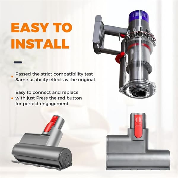 Mini Vacuum Cleaner Accessories for V15 V11 V10 V8 V7 Vacuum Cleaners, Replacement Motorized Tool Brush Head