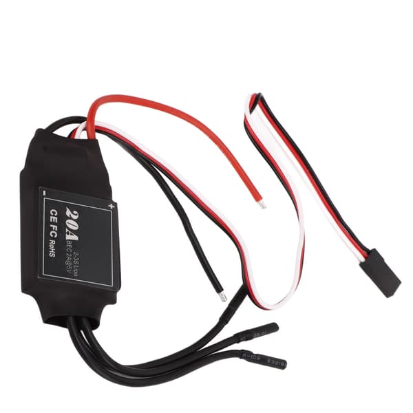 20A børsteløs ESC præcis kontrol af temperaturbeskyttelse Elektrisk hastighedsregulator til UAV RC-fly