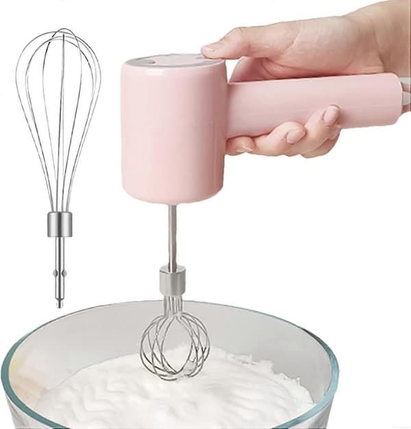 Egg Whisk - Silent Electric Egg Whisk Rechargeable Automatic Mixer Kitchen Baking Cooking Gadgets Long Battery Life
