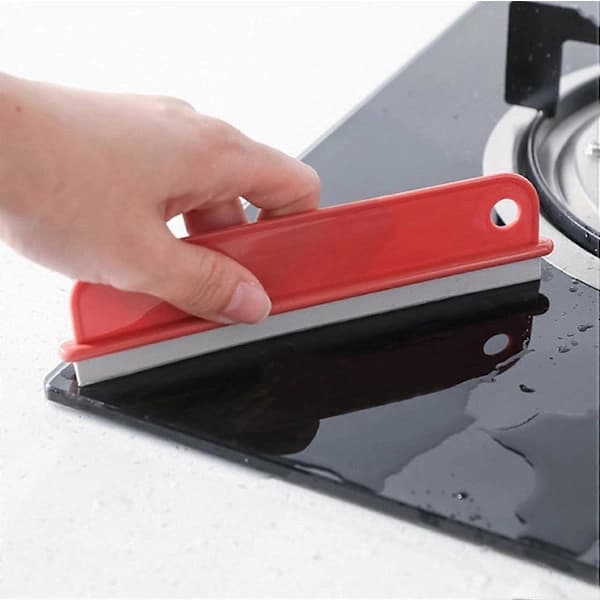 (pow yeah!) Shower Squeegee for Glass Doors - Window Squeegee with Long Handle - Bathroom Cleaning Tool, Window Cleaner