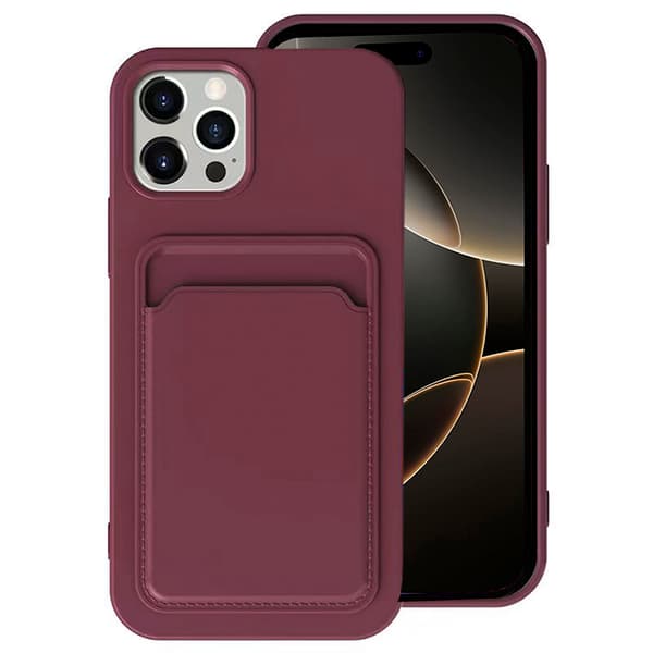 iPhone 16 Pro Max - Protect your card with a Stylish Silicone Case Navy Blue Marinblå