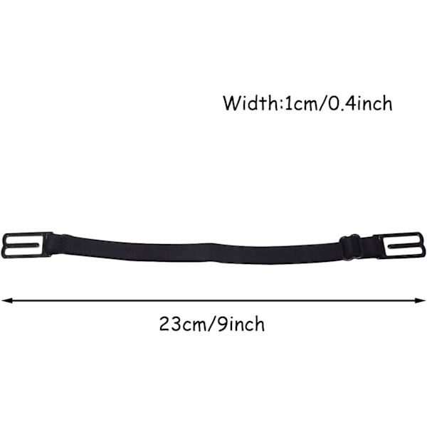 Dame 4 STK Sklisikker Elastisk Justerbar BH-stroppholder - 4 STK