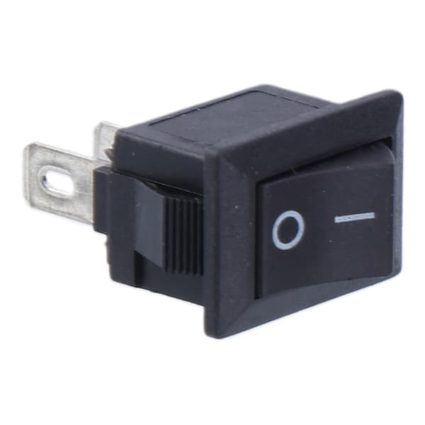 Svart Hvit På/Av Rektangulær Vippebryter Bil Båt Knapp KCD1-2Pin 250V 3A Ny