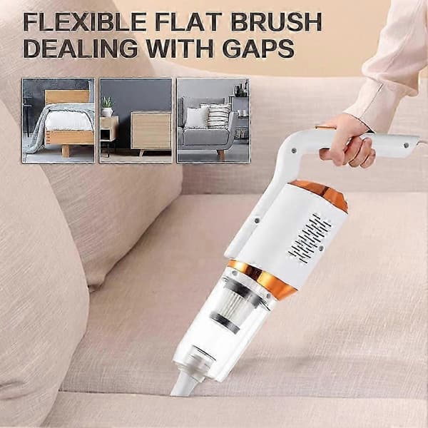 Vacuum Cleaner 3 in 1 Cordless Vacuum Mop Combo 8500pa Powerful Suction Vacuum Mops for Hard Floors White
