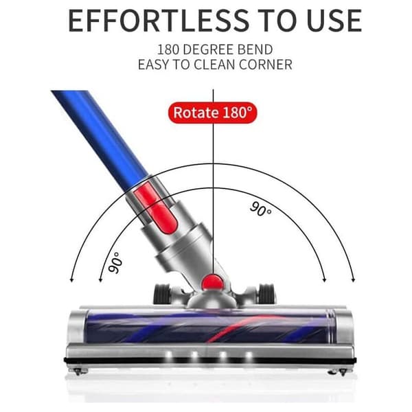 Børste kompatibel med Dyson V7 V8 V10 V11 V15, Direct Drive Turbobørstehode