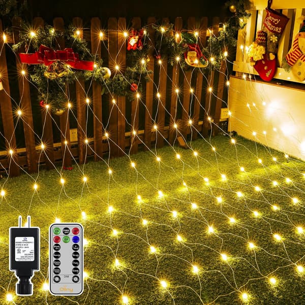 Utendørs LED-lyslenke IP67 Vanntett 200 LED 3 m Varmhvit[JUN]
