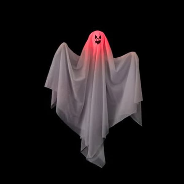 3-pack Halloween hängande spöke med hemskt blått LED-ljus 65 *