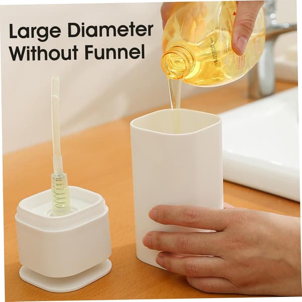 2-pack tryckpumpsdispenser, påfyllningsbar handtvålsdispenser, läckagesäkra tomma flaskor