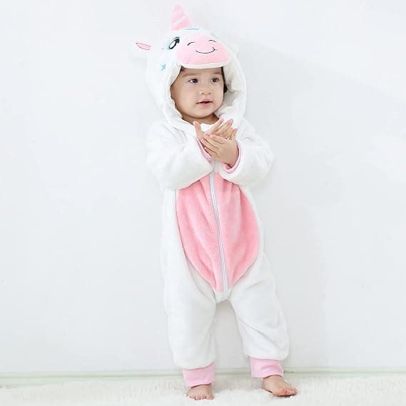 Baby Djur Onesies 6-12 Måneder Pyjamas Jumpsuit Romper Todd