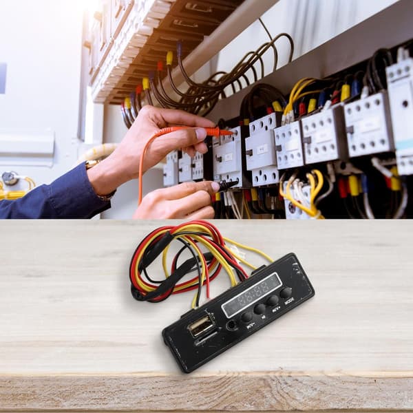 Bilmusikbræt Audio USB-interface MP3-kredsløbschip Robust 12V elektrisk afspillermodul Plastmetal Flere modeller til børnekøretøjer (nr. 1 12V)