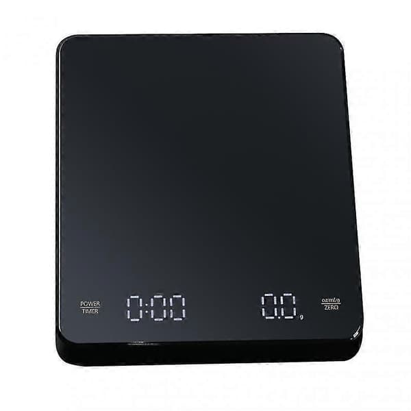 3kg 0,1g Kaffevåg med Timer Digital Köksvåg Hög Precision LCD Vågar Hushålls Kaffevåg