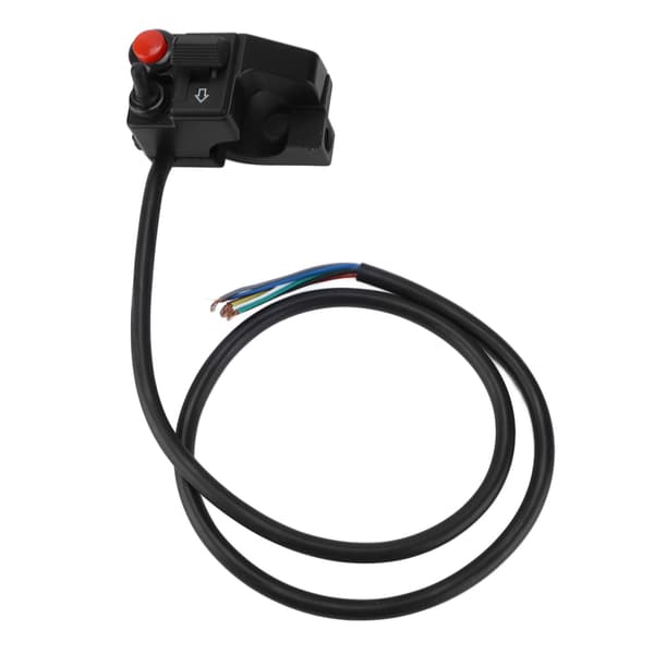 22mm Left Motorcycle 7/8 inch Handlebar Switch 3 in 1 Horn Turn Signal High Low Headlight Push Button