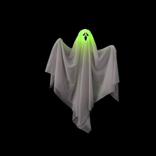 3-pack Halloween hängande spöke med hemskt blått LED-ljus 65 *