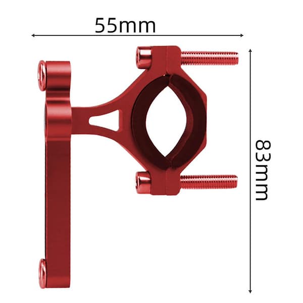 Kxj-sykkel Flaskeholderadapter, Justerbart Feste for Landeveissykkel Styrefeste Vannflaskeholder Styrefeste-8