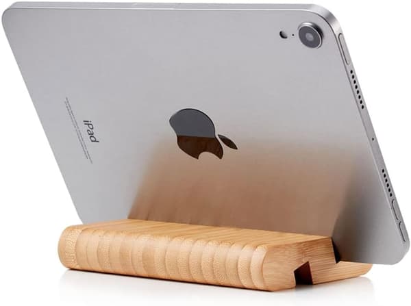 Bambu Tabletti- ja Matkapuhelinjalusta Työpöydälle, iPhone, iPad, Tableteille ja Kaikille Puhelimille