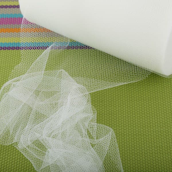 100 meter 15 cm bryllupsdekorasjon tyll rull spole kjolestoff for søm (beige)