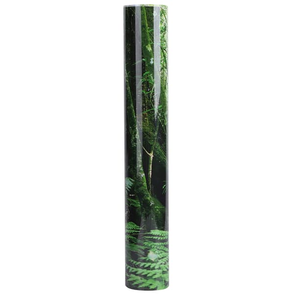 Selvklæbende PVC Krybdyrboks Regnskovsbaggrund Plakat 91x50 cm