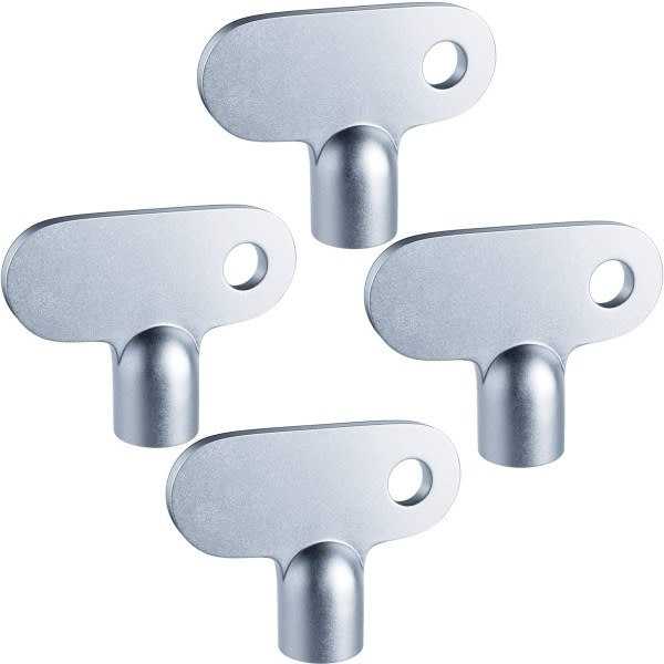Radiatorrensningsnøgle, 4-delt radiatorventil