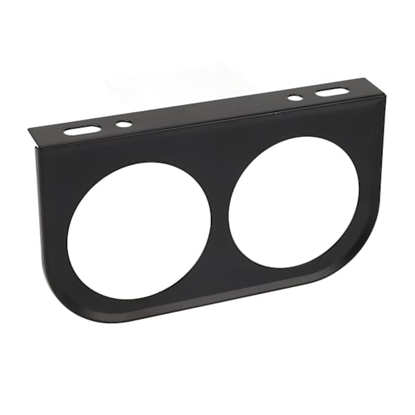 2-hulls målerpanel 2-1/16 tommer 52MM Universal metall bilmåler montering dashbord svart-FF-