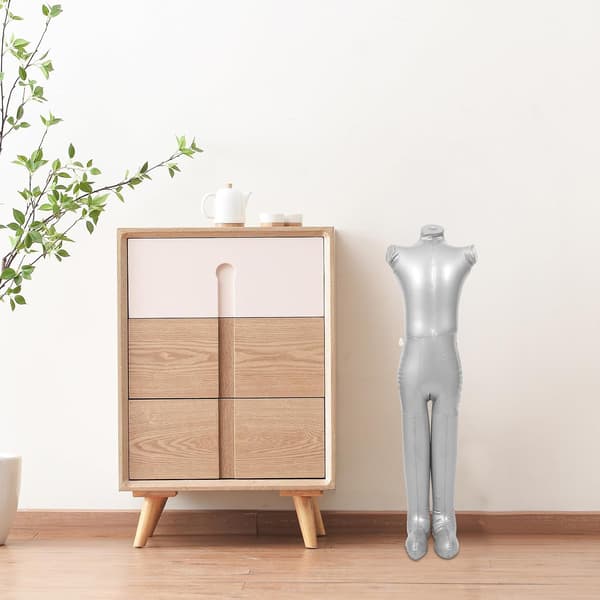 Oppustelig mannequin lille størrelse tøjstativ helkropsdragt displaystativ