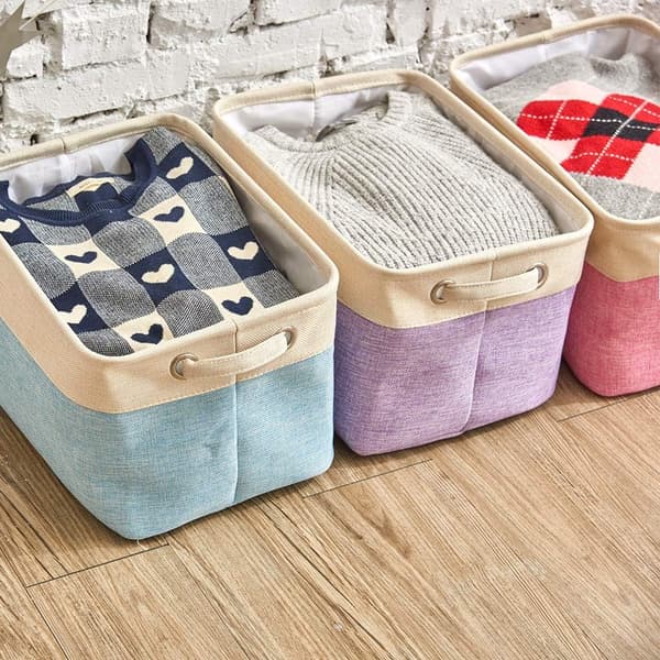 3-pack kangaskorikoria, sininen, violetti, vaaleanpunainen blue,purple,pink