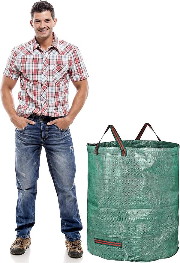 6 st 272 Liter Återanvändbara Trädgårdsavfallspåsar - 67 X 84 Cm - Trädgårdsavfallspåsar