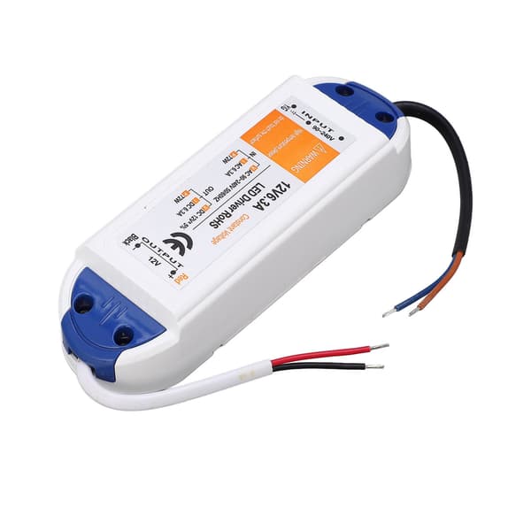 LED-driver 6.3A 72W AC90-240V til 12V strømforsyningstransformator til LED-belysning LED-strips LED-lamper