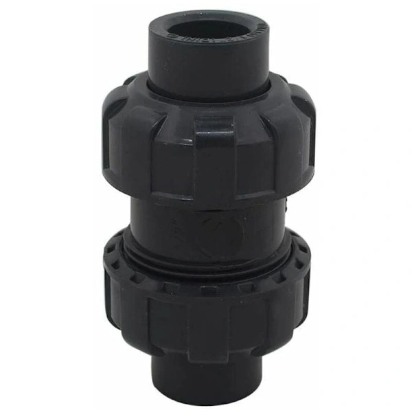 Kulbackventil 20 25 32 40 50 63mm poolbackventil envägsventil anti-återflödes pvc ventil envägsventil (Innerdiameter 40mm)