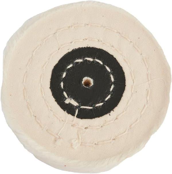 2tommer/3tommer/4tommer/5tommer/6tommer/7tommer/8tommer, poleringshjul til smykker, rustfrit stål, træ hvid farve