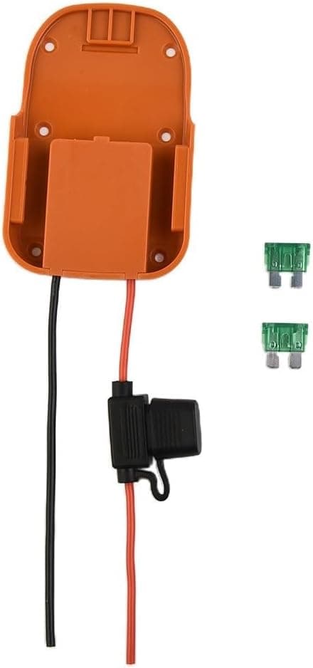 Batteriadapter Säkring och DIY-projekt 18 System 18V med Inline 14AWG-kabel för strömkompatibel volt