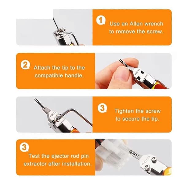 Metall Precision Tool 5557,5559 Pin Extractor for Computer Connector Terminal Maintenance D173 D173 D173