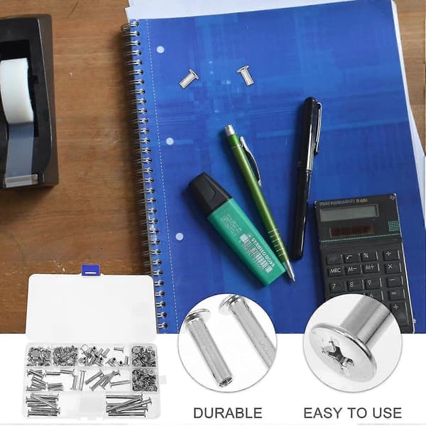 80pcs Album Scrapbook Extension Posts - Replacement Binding Screws for Refillable Photo Album with Post Binding