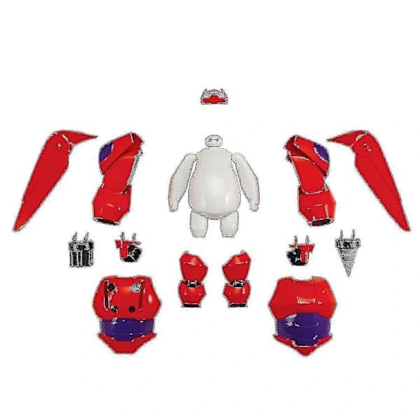 (Pow Yeah!) Armour Up Baymax 2.0 Actionfigur Leketøy