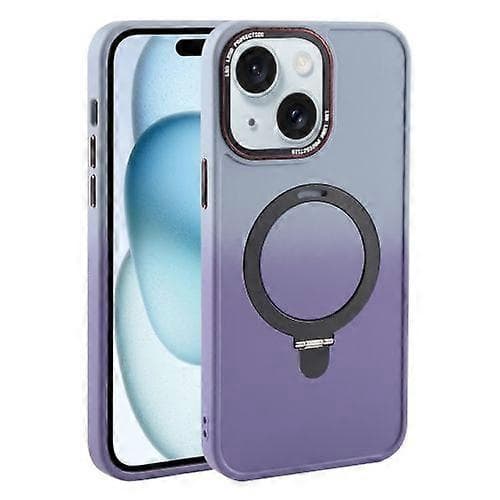 Gradient MagSafe-holder flydende TPU Hybrid PC-telefoncover til iPhone 15
