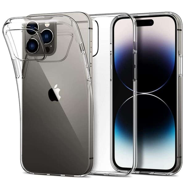 iPhone 14 Plus - Silikonikuori TPU - Ohut läpinäkyvä iPhone 14 Plus Läpinäkyvä iPhone 14 Plus Transparent Iphone 14 Plus
