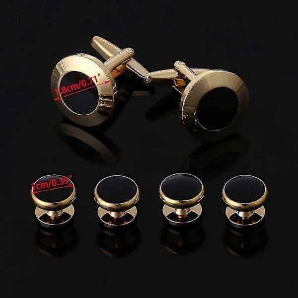 (pow yeah!) 6 stk. Herre Smoking Manchetknapper Formel Habit Skjorte Knapper Manchetknapper Sæt Robust