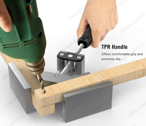 Corner Clamp, [2-PACK] 90° Aluminum Alloy Corner Clamp, Right Angle Clamp with Double Handle