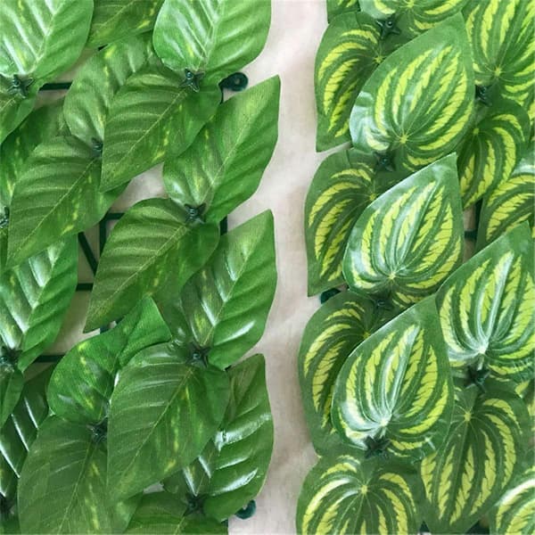 Artificial Leaf Hedge Roll Wall Landscaping Fence Privacy Screen Outdoor Garden Backyard