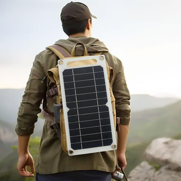 Telefonopladning og udendørs effektiv 10W solpanel til alle mobilsæt