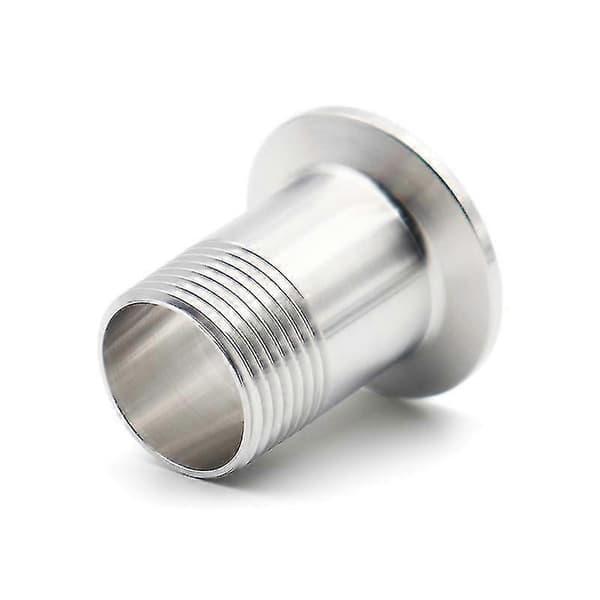 1/4 1/2 3/4 1 Dn15 Dn20 Dn25 Dn32 Dn40 Bspt Hanstik Sanitet Ss304 Rustfrit Stål Rørfittings Tri Clamp Adapter Hjemmebrygning