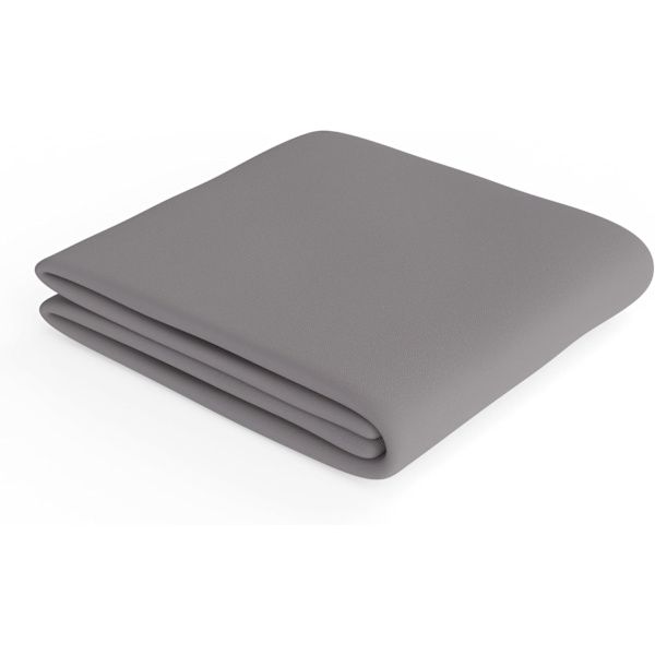 Utopia Bedding Fitted Sheet - Grey, 160 x 200 cm - 35 cm Deep for Thick Mattress - Brushed Microfiber Polyester