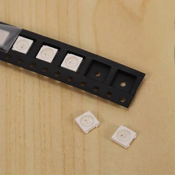 (pow yeah!) 500 pcs WS2812B (4-pin) LED chip 5050 RGB SMD White Version WS2812 Individually Addressable Digital P