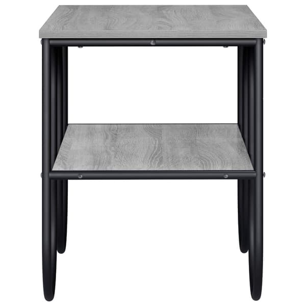 TV-benk 80 x 40 x 50 cm Grå Sonoma konstruert tre