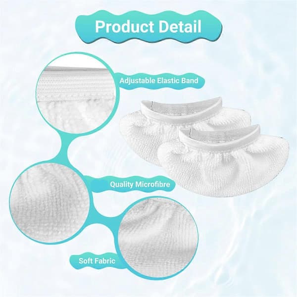 For h2o h20 mopp x5 damprenser dampmoppklut 10-pakning p